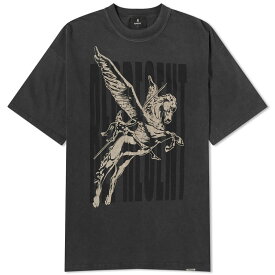 【送料無料】 リプレゼント メンズ Tシャツ トップス Represent Spirits Mascot T-Shirt Aged Black
