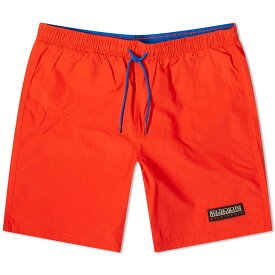 【送料無料】 ナパピリ メンズ ハーフパンツ・ショーツ 水着 Napapijri Iaato Swim Short Orange Spicy