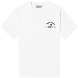 【送料無料】 カーハート メンズ Tシャツ トップス Carhartt WIP Class of '89 T-Shirt White & Black