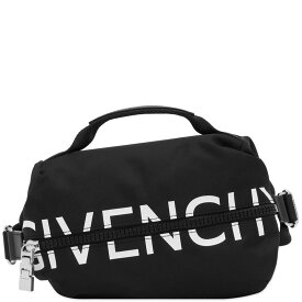 【送料無料】 ジバンシー メンズ ボディバッグ・ウエストポーチ バッグ Givenchy G-Zip Bum Bag Black & White