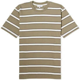 【送料無料】 ノースプロジェクト メンズ Tシャツ トップス Norse Projects Johannes Organic Stripe T-Shirt Clay