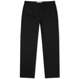 【送料無料】 ノースプロジェクト メンズ カジュアルパンツ ボトムス Norse Projects Aros Regular Italian Brushed Twill Trousers Black