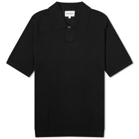 【送料無料】 ノースプロジェクト メンズ ポロシャツ トップス Norse Projects Jon Tech Merino Polo Shirt Black