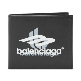 【送料無料】 バレンシアガ メンズ 財布 アクセサリー Balenciaga Sport Logo Wallet Black & White White