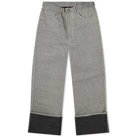 【送料無料】 マルタンマルジェラ メンズ デニムパンツ ジーンズ ボトムス Maison Margiela Turn Up Hem 5 Pocket Jeans Caviar