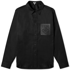 【送料無料】 ロエベ メンズ シャツ トップス Loewe Anagram Pocket Shirt Black