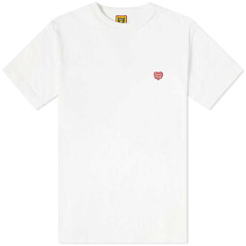 【送料無料】 ヒューマンメイド メンズ Tシャツ トップス Human Made Heart Badge T-Shirt White