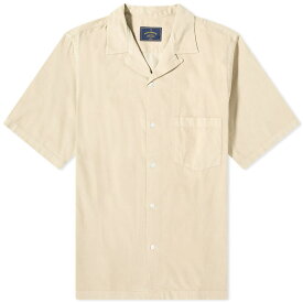 【送料無料】 ポーチュギースフランネル メンズ シャツ トップス Portuguese Flannel Cord Camp Collar Vacation Shirt Cream