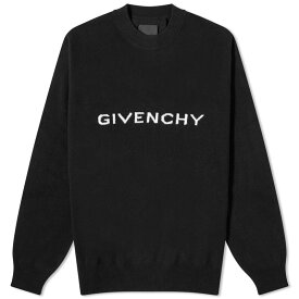 【送料無料】 ジバンシー メンズ ニット・セーター アウター Givenchy Archetype Logo Knit Jumper Black