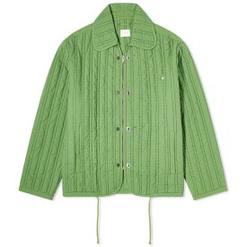 【送料無料】 クレイググリーン メンズ ジャケット・ブルゾン アウター Craig Green Quilted Embroidery Jacket Green