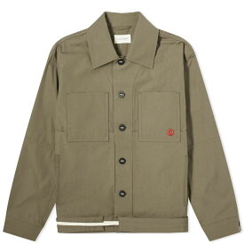 【送料無料】 クレイググリーン メンズ ジャケット・ブルゾン アウター Craig Green Circle Worker Jacket Olive