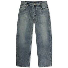 【送料無料】 バレンシアガ メンズ デニムパンツ ジーンズ ボトムス Balenciaga Straight Leg Loose Jeans Pale Blue