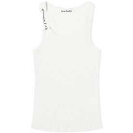 【送料無料】 アクネ ストゥディオズ レディース シャツ トップス Acne Studios Chain Strap Vest Top White