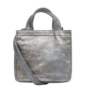 【送料無料】 アクネ ストゥディオズ レディース トートバッグ バッグ Acne Studios Small Logo Tote Bag Silver & Blue
