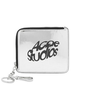 【送料無料】 アクネ ストゥディオズ レディース 財布 アクセサリー Acne Studios Logo Wallet Silver