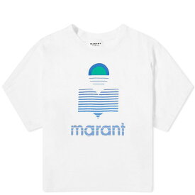 【送料無料】 イザベルマランエトワール レディース シャツ トップス Isabel Marant Etoile Kyanza tshirt White