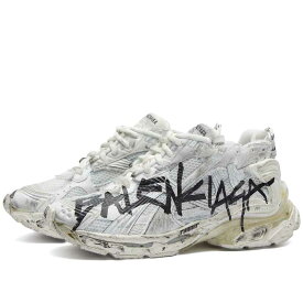 【送料無料】 バレンシアガ メンズ スニーカー シューズ Balenciaga Runner Sneaker White & Black