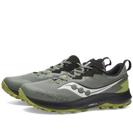 【送料無料】 サッカニー メンズ スニーカー シューズ Saucony Peregrine14 GTX - Men Bough & Olive