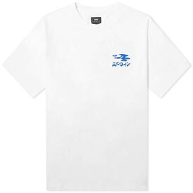 【送料無料】 エドウィン メンズ Tシャツ トップス Edwin Stay Hydrated T-Shirt White