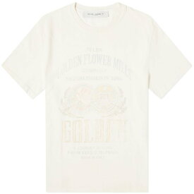 【送料無料】 ゴールデングース メンズ Tシャツ トップス Golden Goose Gauze Flower Mills Print T-Shirt Heritage White & Multi