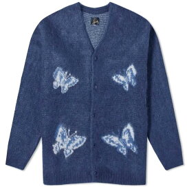 【送料無料】 ニードルズ メンズ ニット・セーター カーディガン アウター END. x Needles 'Indigo Wash' Mohair Cardigan Indigo Wash