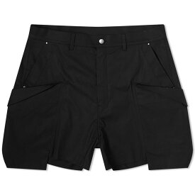 【送料無料】 リックオウエンス メンズ ハーフパンツ・ショーツ ボトムス Rick Owens Stefan Cotton Cargo Shorts Black