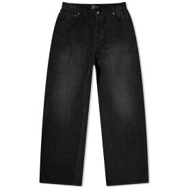 【送料無料】 バレンシアガ メンズ デニムパンツ ジーンズ ボトムス Balenciaga Runway Baggy Jeans Washed Black