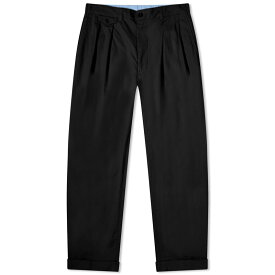 【送料無料】 ビームス プラス メンズ カジュアルパンツ チノパン ボトムス Beams Plus 2 Pleat Chino Black