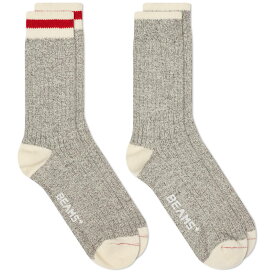 【送料無料】 ビームス プラス メンズ 靴下 アンダーウェア Beams Plus Rag Sock Grey