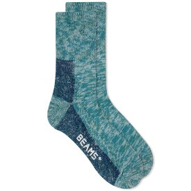 【送料無料】 ビームス プラス メンズ 靴下 アンダーウェア Beams Plus Outdoor Sock Navy