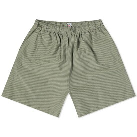 【送料無料】 サンスペル メンズ ハーフパンツ・ショーツ ボトムス Sunspel x Nigel Cabourn Ripstop Army Shorts Army Green