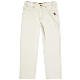 【送料無料】 バターグッズ メンズ デニムパンツ ボトムス Butter Goods Big Apple Relaxed Denim Jeans Bone