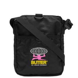 【送料無料】 バターグッズ メンズ ショルダーバッグ バッグ Butter Goods Terrain Riptstop Side Bag Black