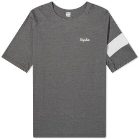 【送料無料】 ラファ メンズ Tシャツ トップス Rapha Trail Technical T-Shirt Black & Light Grey