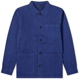 【送料無料】 ヌーディージーンズ メンズ ジャケット・ブルゾン アウター Nudie Jeans Co Barney Worker Jacket Mid Blue