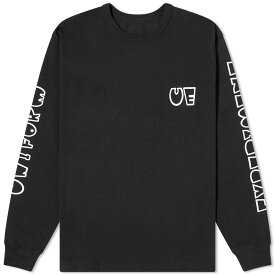 【送料無料】 ユニフォームエクスペリメント メンズ Tシャツ トップス Uniform Experiment Authentic Long Sleeve T-Shirt Black