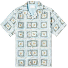 【送料無料】 NN07 メンズ シャツ トップス NN07 Julio Crochet Vacation Shirt Multi