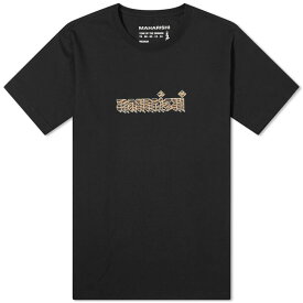 【送料無料】 マハリシ メンズ Tシャツ トップス Maharishi Tiger Fur Calligraphy T-Shirt Black