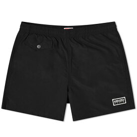 【送料無料】 ケンゾー メンズ ハーフパンツ・ショーツ 水着 Kenzo Swim Short Black