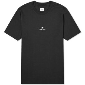 【送料無料】 シーピーカンパニー メンズ Tシャツ トップス C.P. Company 30/1 Jersey Graphic T-Shirt Black