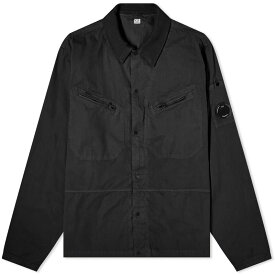 【送料無料】 シーピーカンパニー メンズ シャツ トップス C.P. Company Gabardine Lens Shirt Black
