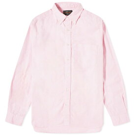 【送料無料】 ビームス プラス メンズ シャツ トップス Beams Plus Button Down Oxford Shirt Pink