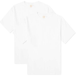 �r�[���X �v���X �����Y �g�b�v�X T�V���c Beams Plus Pocketee - 2 Pack White �z���C�g