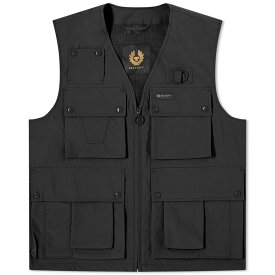 【送料無料】 ベルスタッフ メンズ ベスト アウター Belstaff Castmaster Shell Gilet Black