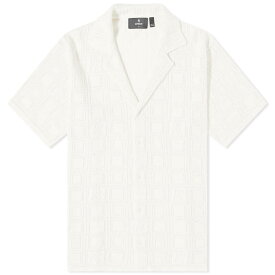 【送料無料】 リプレゼント メンズ シャツ トップス Represent Lace Knitted Vacation Shirt Chalk