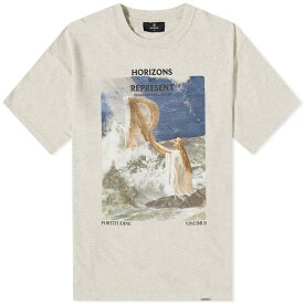 【送料無料】 リプレゼント メンズ Tシャツ トップス Represent Higher Truth T-Shirt Cream Marl