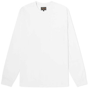 �r�[���X �v���X �����Y �g�b�v�X T�V���c Beams Plus Long Sleeve Pocket-Shirt White �z���C�g