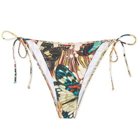 【送料無料】 ジャンポール ゴルチエ レディース ボトムスのみ 水着 Jean Paul Gaultier Butterfly Print Bikini Pant Yellow & Multi