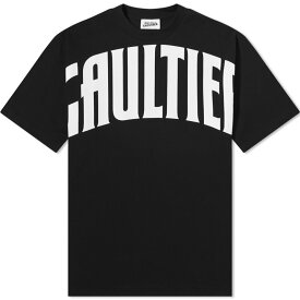 【送料無料】 ジャンポール ゴルチエ レディース Tシャツ トップス Jean Paul Gaultier Logo Oversized T-Shirt Black & White