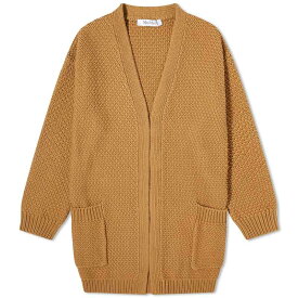 【送料無料】 マックスマーラ レディース ニット・セーター カーディガン アウター Max Mara Abissi Cardigan Brown